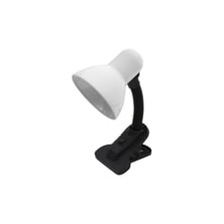 Fabrilamp - yezco 1xe27 white flexi-fixture w/swivel clamp 26x11,5x12 cm