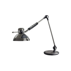 Fabrilamp - Flexo monet nickel/noir 9w 720lm 3000k, 4500k, 6000k dimmable avec int. activation du geste