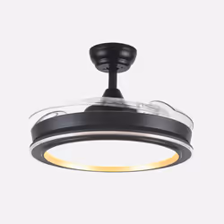 Fabrilamp 206491309 ventilateur Noir, Or
