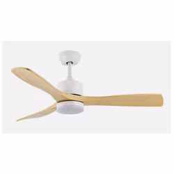 Fabrilamp 206591368, Ventilateur à lame domestique, Hêtre, Blanc, Plafond, Acrylonitrile-Butadiène-Styrène (ABS), Métal, Poly ...