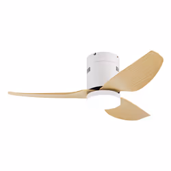 Fabrilamp 206691368, Ventilateur à lame domestique, Hêtre, Blanc, Plafond, Acrylonitrile-Butadiène-Styrène (ABS), Métal, Poly ...