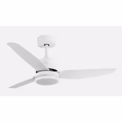 Fabrilamp 206791301, Ventilateur à lame domestique, Blanc, Plafond, 45 dB, 200 tr/min, 112 cm