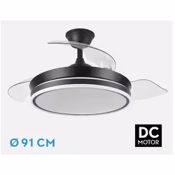 Fabrilamp 142599009 ventilateur Noir