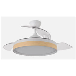 Fabrilamp 207091368 ventilateur Hêtre, Blanc