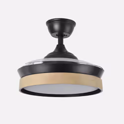 Fabrilamp 207099088 ventilateur Hêtre, Noir