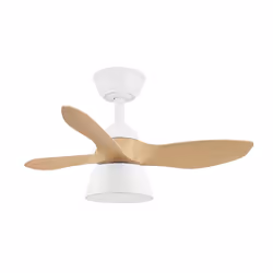 Fabrilamp 207391368, Ventilateur à lame domestique, Hêtre, Blanc, Plafond, Acrylonitrile-Butadiène-Styrène (ABS), Métal, Poly ...