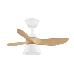Fabrilamp 207391368 ventilateur Hêtre, Blanc