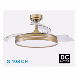 Fabrilamp 186091414 ventilateur Or