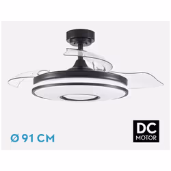 Fabrilamp 165399009 ventilateur Noir
