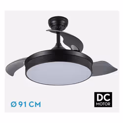 Fabrilamp 158999002 ventilateur Noir