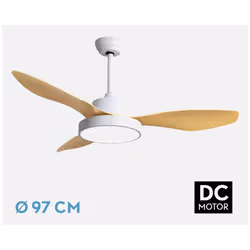 Fabrilamp 128599368 ventilateur Neutre, Blanc
