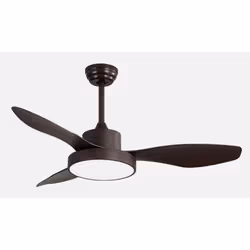 Fabrilamp 128599302, Ventilateur à lame domestique, Neutre, Blanc, Plafond, 45 dB, 235 tr/min, 97 cm