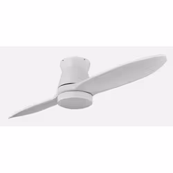 Fabrilamp 207891201, Ventilateur à lame domestique, Blanc, Plafond, Acrylonitrile-Butadiène-Styrène (ABS), Métal, Polycarbona ...
