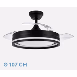 Fabrilamp 208691309 ventilateur Noir