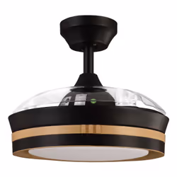 Fabrilamp Viper Noir, Transparent, Bois