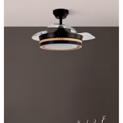 Fabrilamp Viper Noir, Transparent, Bois