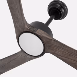 Fabrilamp 209291364 ventilateur Noir, Chêne