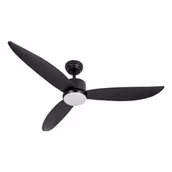 Fabrilamp 209591309, Ventilateur à lame domestique, Noir, Plafond, Acrylonitrile-Butadiène-Styrène (ABS), Métal, Polycarbonat ...