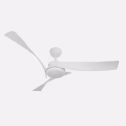 Fabrilamp Tarento, Ventilateur à lame domestique, Blanc, Plafond, Acrylonitrile-Butadiène-Styrène (ABS), Métal, Polycarbonate ...