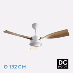 Fabrilamp 212291368 ventilateur Hêtre, Blanc