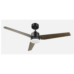 Fabrilamp 212391309 ventilateur Noir, Chêne