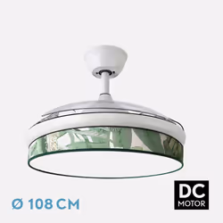 Fabrilamp Moda Vert, Transparent, Blanc
