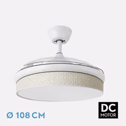 Fabrilamp Moda Marron, Transparent, Blanc