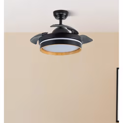 Fabrilamp NALON Noir, Bois