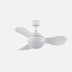 Fabrilamp Solido, Ventilateur à lame domestique, Blanc, Plafond, Acrylonitrile-Butadiène-Styrène (ABS), Métal, Polycarbonate  ...