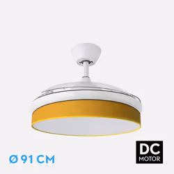 Fabrilamp Moda Transparent, Blanc, Jaune