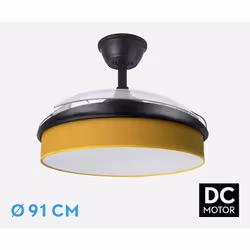 Fabrilamp Moda Noir, Transparent, Jaune