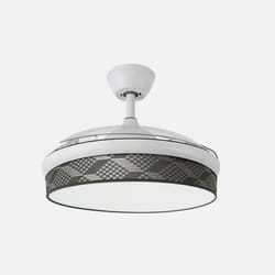 Fabrilamp Moda Gris, Transparent, Blanc