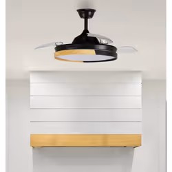 Fabrilamp 214491388 ventilateur Hêtre, Noir