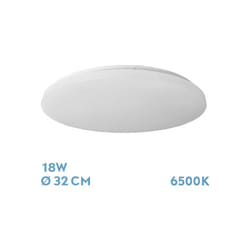 Fabrilamp - akunadecor Plafond Led 18 w Modèle Tadeo White Lumière froide ronde