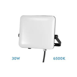 Fabrilamp - Projecteur 30w 6500k blanc/noir 2700lm 90º ip65 13,3x16,5x3,8 cm