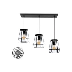 Fabrilamp - 3xe27 noir regx64x15 cm
