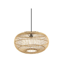 Fabrilamp - abrila akunadecor Lampe à grille naturelle Modèle Viseu Beige 50 Cm