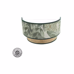 Applique de la série CONGO avec abat-jour de design GREEN/NATURAL LEAF. Fabriquée en métal, canne et textile. Style moderne,  ...