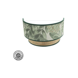 Fabrilamp - Applique Congo 1xe27 vert-naturel 17x30x15 cm