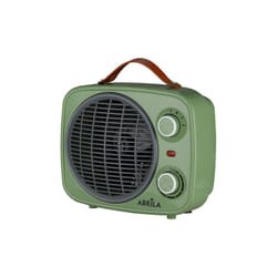 Thermoventilador fire 2000w green/grey 2potencias 3functions thermostat reg.safe,handle 25,5x25,5x13cm