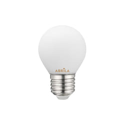 Bulb led de opal spherical filament Abrila E27 (4 w 4000 k 360 lm) Ø4,5 x 7,2 cm - Fabrilamp