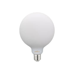 Fabrilamp - Ampoule led globe opale filament E27 Abrila (16 w 3000 k 1440 lm) Ø12,5 x 19 cm