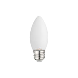 Ampoule de bougie de filament opale led E27 Abrila (6 w 3000 k 540 lm) Ø3,5 x 9,7 cm - Fabrilamp