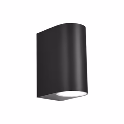 Applique dede extérieur de de la série GACELA de couleur NOIR avec une forme cylindrique et un style moderne. Fabriqué en ABS ...
