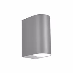 Applique dede extérieur de de la série GACELA de couleur GREY avec une forme cylindrique et un style moderne. Fabriqué en ABS ...