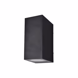 Applique dede extérieur de la série ALCE de couleur NOIR avec une forme cubique et un style moderne. Fabriqué en ABS et en ve ...