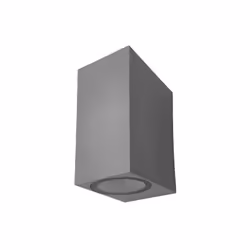 Applique dede extérieur de de la série ALCE de couleur GRIS avec une forme cubique et un style moderne. Fabriqué en ABS et en ...