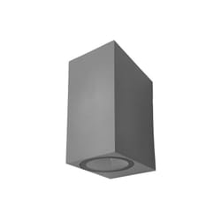 Fabrilamp - Applique extérieure Elk 2xgu10 gris ip44 14,7x7x9 cm