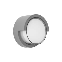 Fabrilamp - Applique extérieure 12w 3000k bejel grey ip65 17x17x10,2 cm 600lm