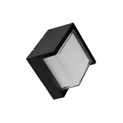 Applique dede extérieur de série ANOA de couleur NOIR de forme carrée, au design original et moderne. Fabriqué en ABS et poly ...